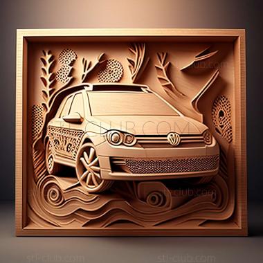 3D мадэль Volkswagen Golf Plus (STL)